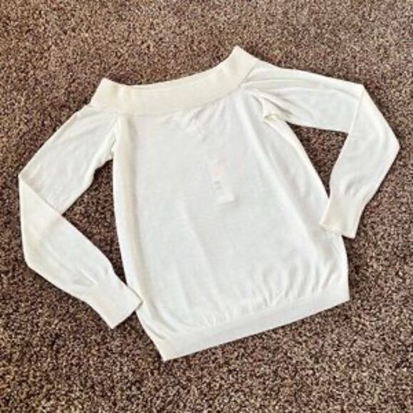 ✨NWT! Rebecca Taylor Off the Shoulder Sweater - Picture 3 of 6